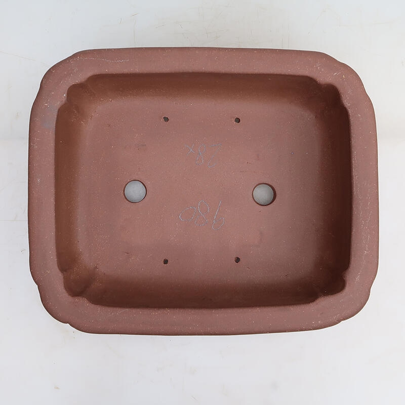 Bonsai bowl 34 x 28 x 10.5 cm, color brown