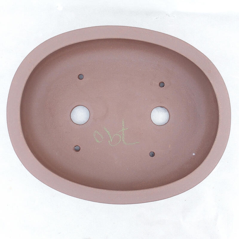 Bonsai bowl 35 x 28 x 8.5 cm, color brown