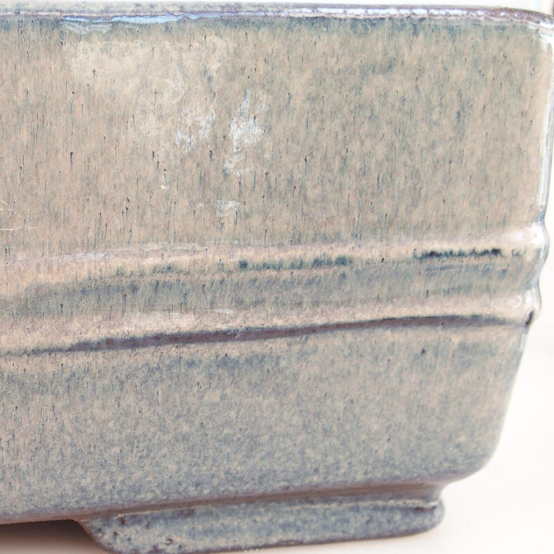 Bonsai bowl 41 x 28.5 x 15 cm, color blue-green - pallet transport only