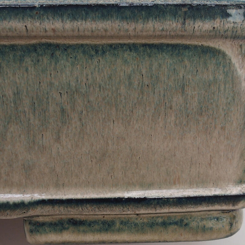 Bonsai bowl 42 x 33 x 11 cm, color blue-beige - pallet transport only