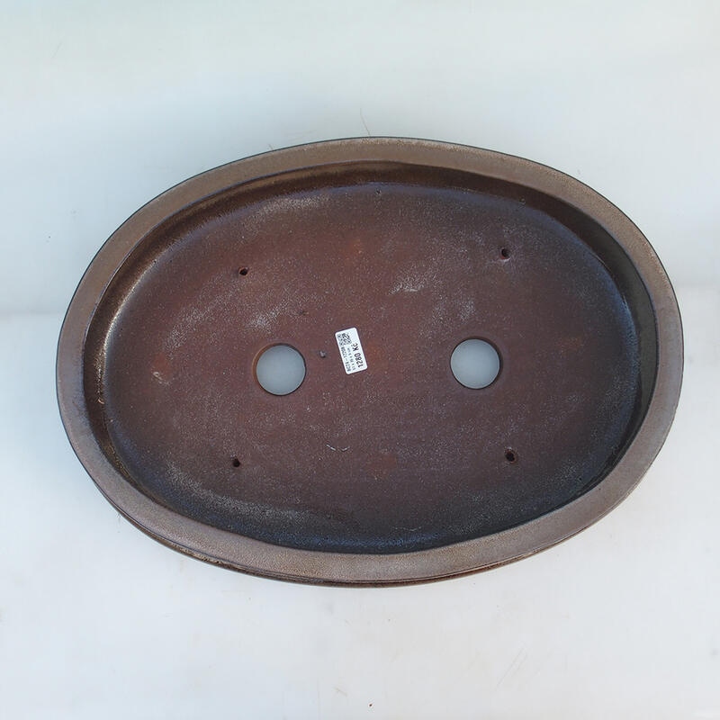 Bonsai bowl 51 x 36.5 x 10 cm, color brown - pallet transport only