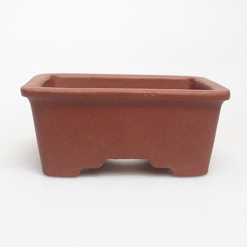 Bonsai bowl 9 x 7 x 4 cm, brick color