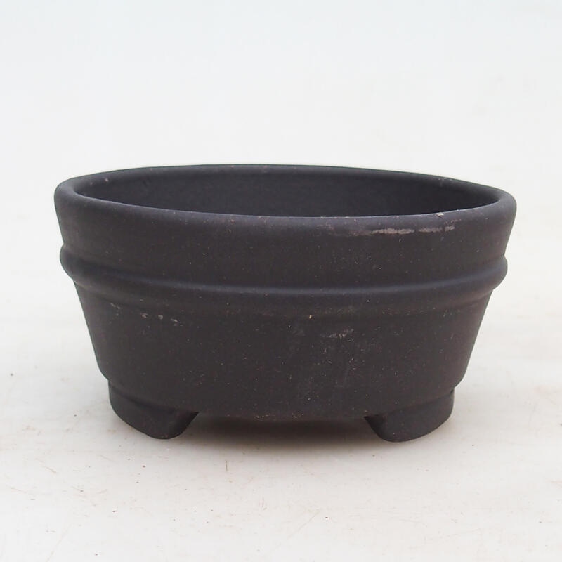 Bonsai bowl 9 x 9 x 4.5 cm, color black