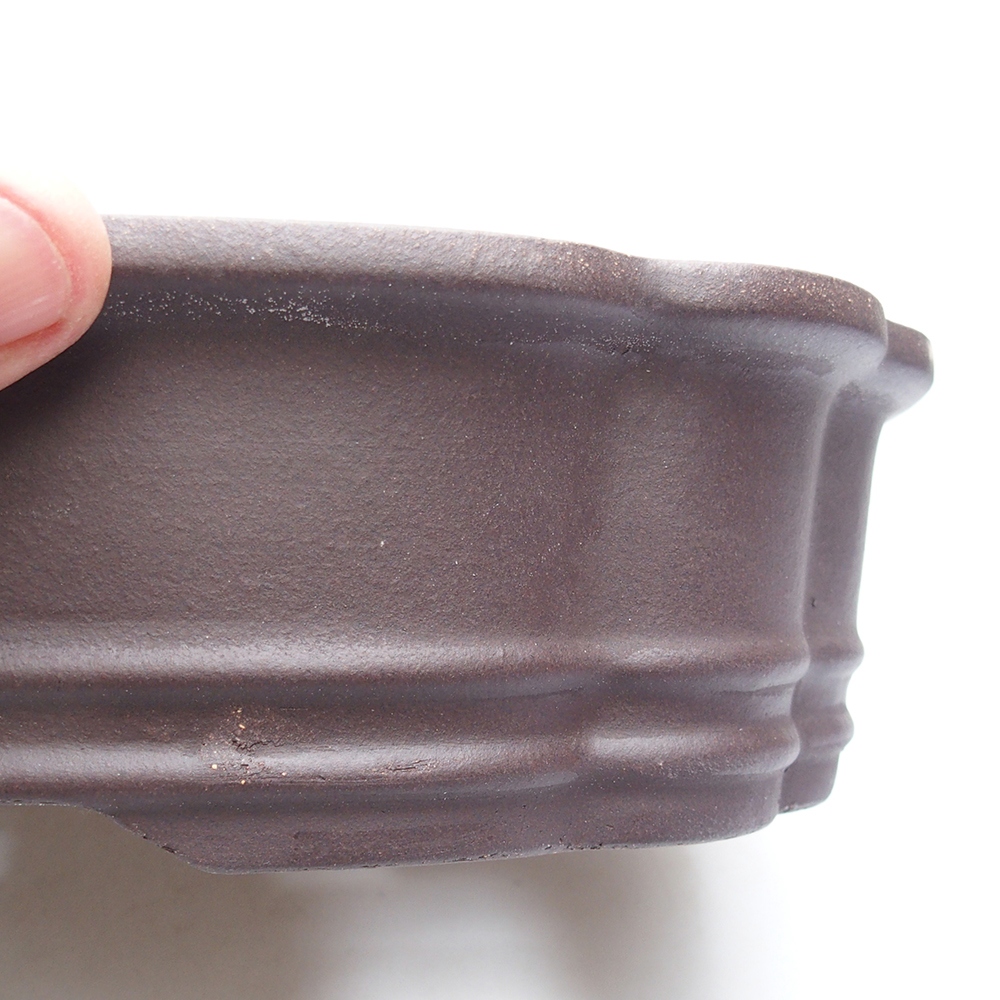 Bowl 26 x 21 x 6,5 cm brown