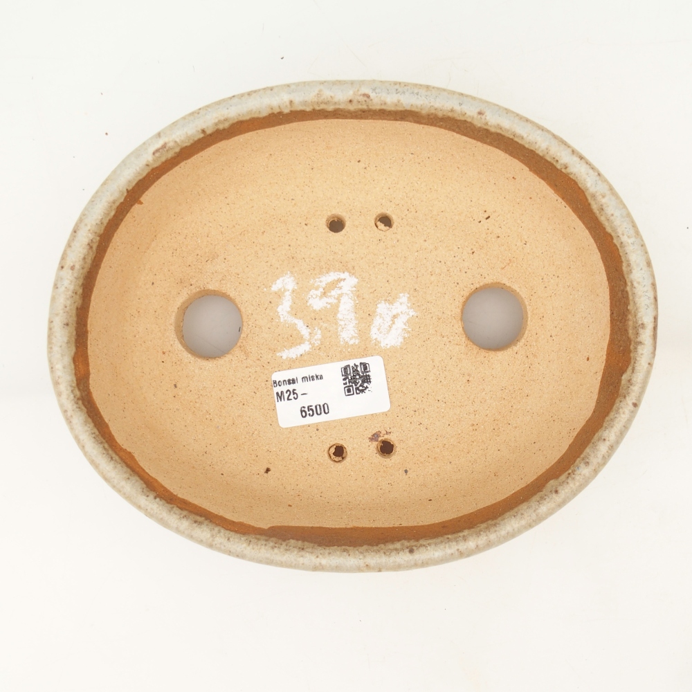Bonsai bowl 19 x 15,5 x 5,5 cm , colour beige