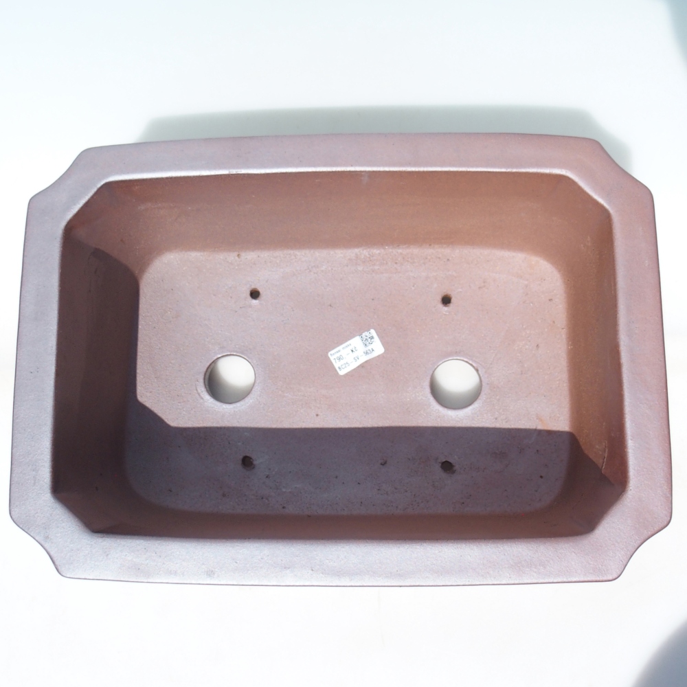 Bowl 42 x 29,5 x 16 cm brown - PERSONAL COLLECTION OR PALLET TRANSPORT ONLY