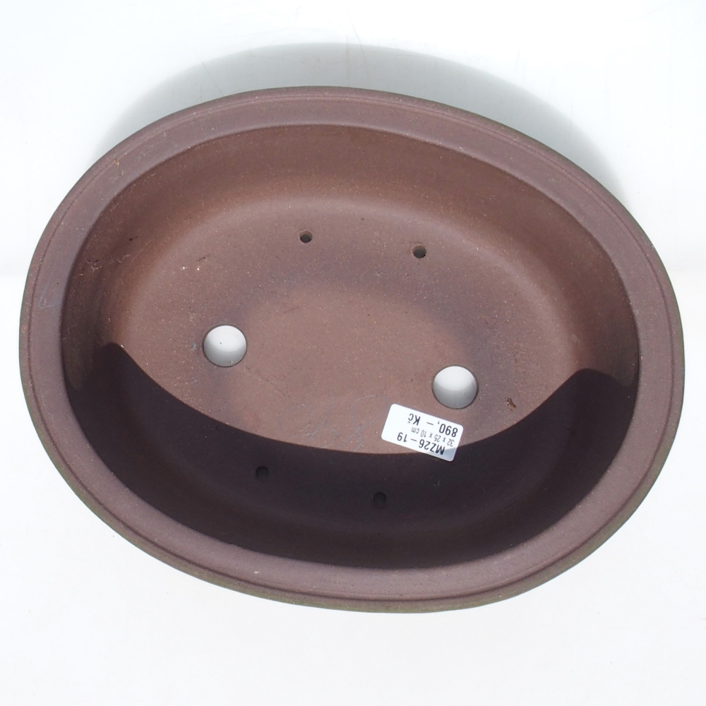 Bonsai bowl 32 x 25 x 10 cm - brown