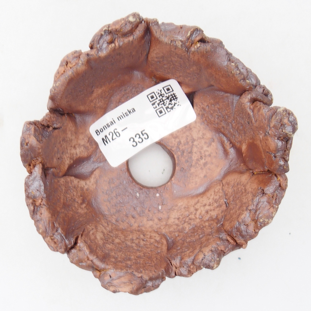 Ceramic Shell 9 x 9 x 5,5 cm , colour brown