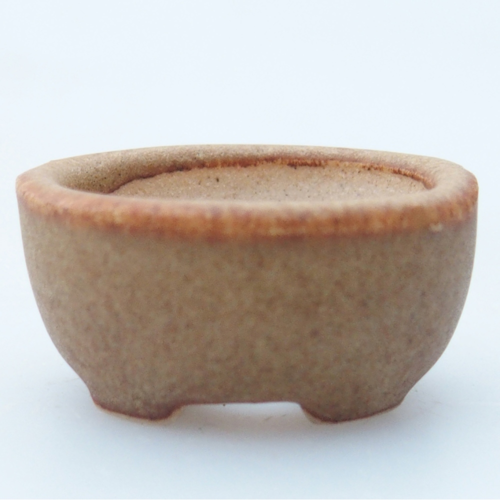 Mini bonsai bowl 2,5 x 2 x 1,5 cm, brown