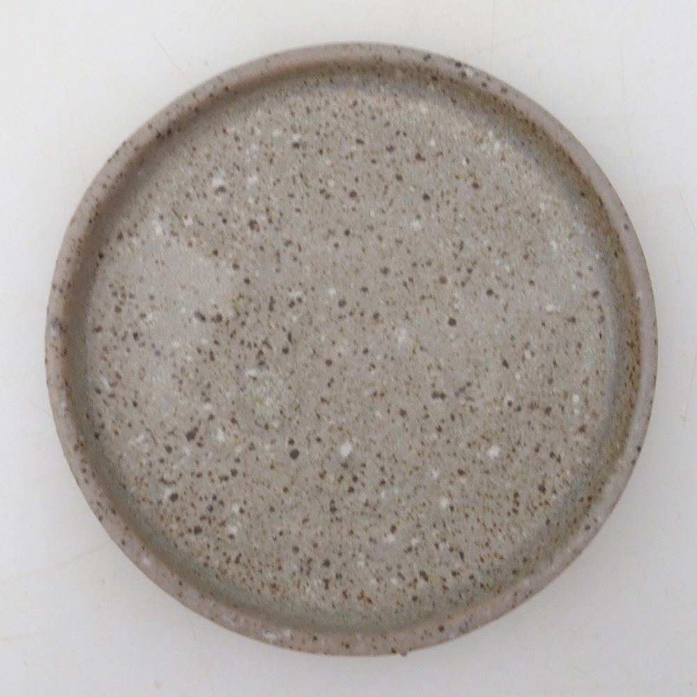 Bonsai bowl round D6-S - 10 x 10 x 1 cm - beige