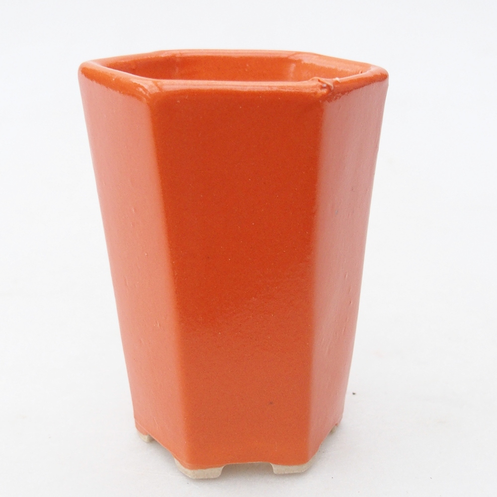 Mini bonsai bowl 5 x 4,5 x 6,5 cm, orange