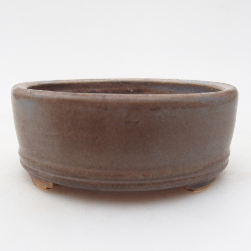 Ceramic bonsai bowl 9 x 9 x 3,5 cm, colour blue