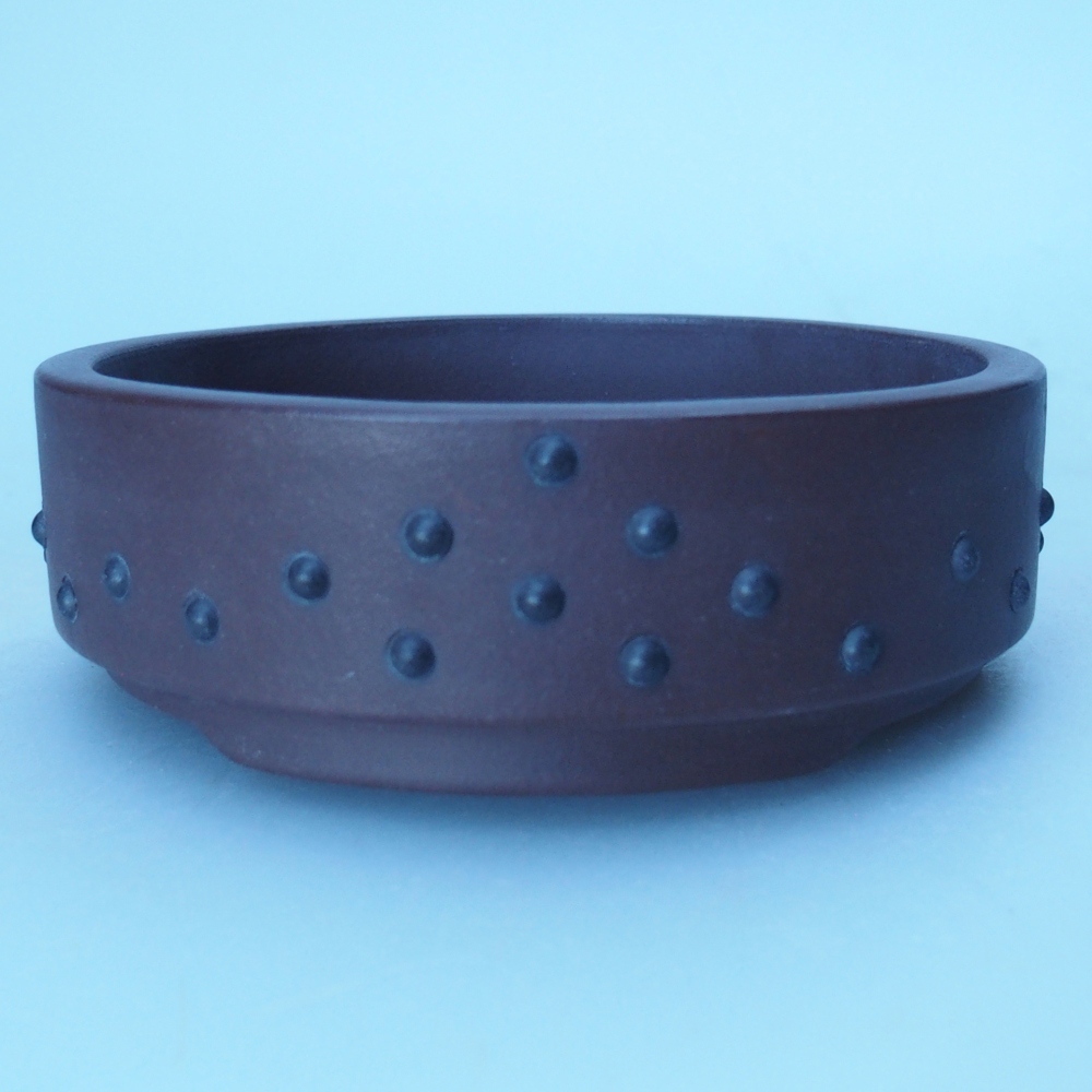 Bowl 10 x 10 x 3 cm brown
