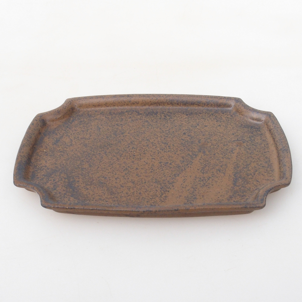 Ceramic bowl H03 - 17 x 12.5 x 1 cm - brown