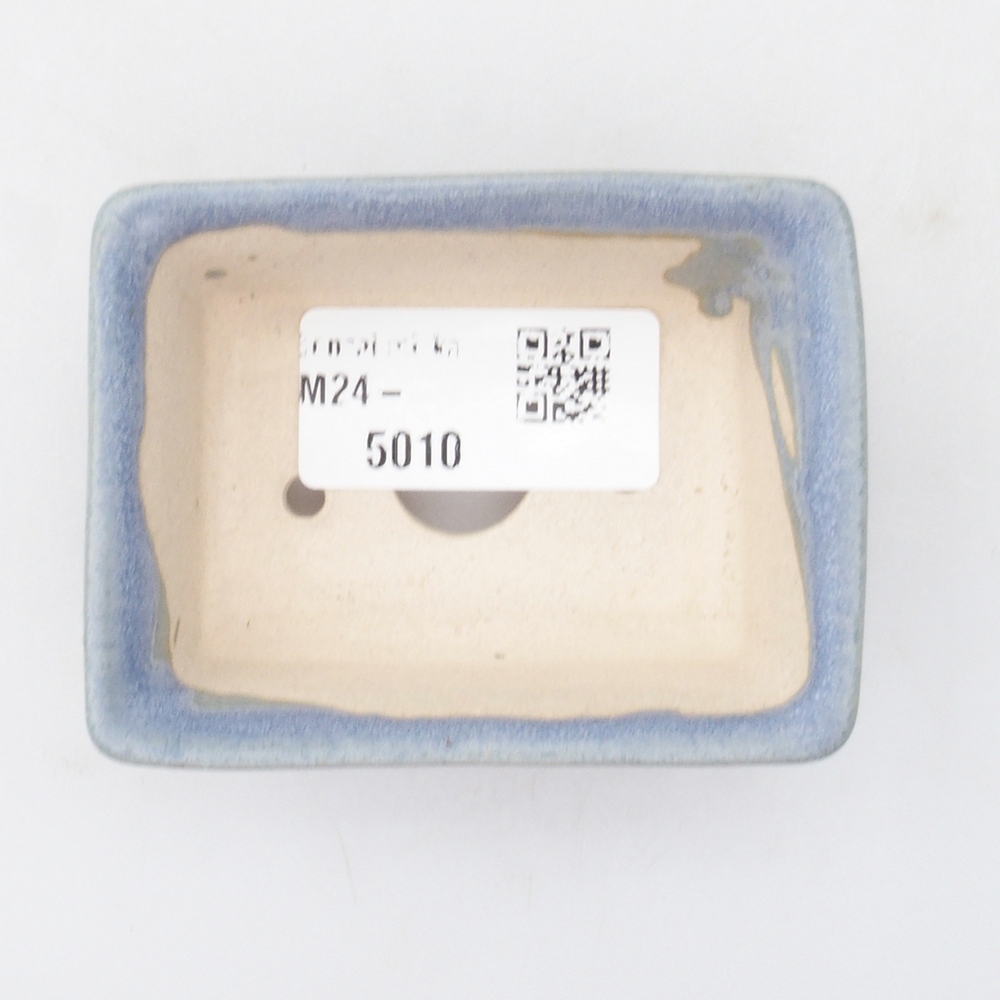 Mini bonsai bowl 7,5 x 5,5 x 2,5 cm, color blue