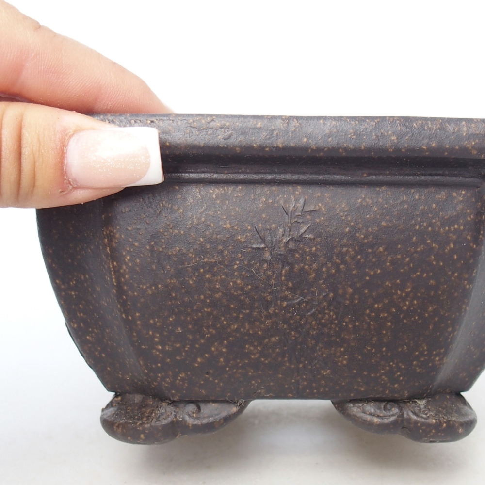 Bowl 13,5 x 13,5 x 7 cm brown ochre