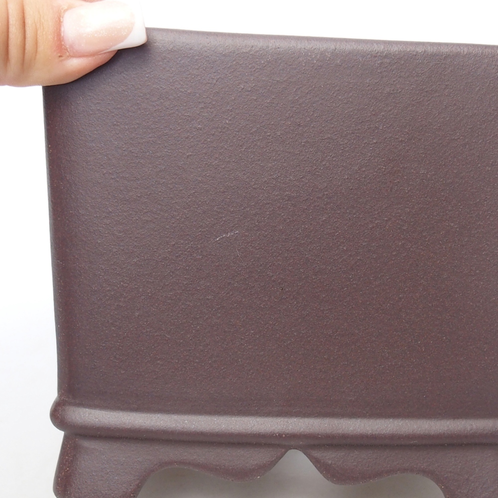Bowl 14 x 14 x 12 cm brown