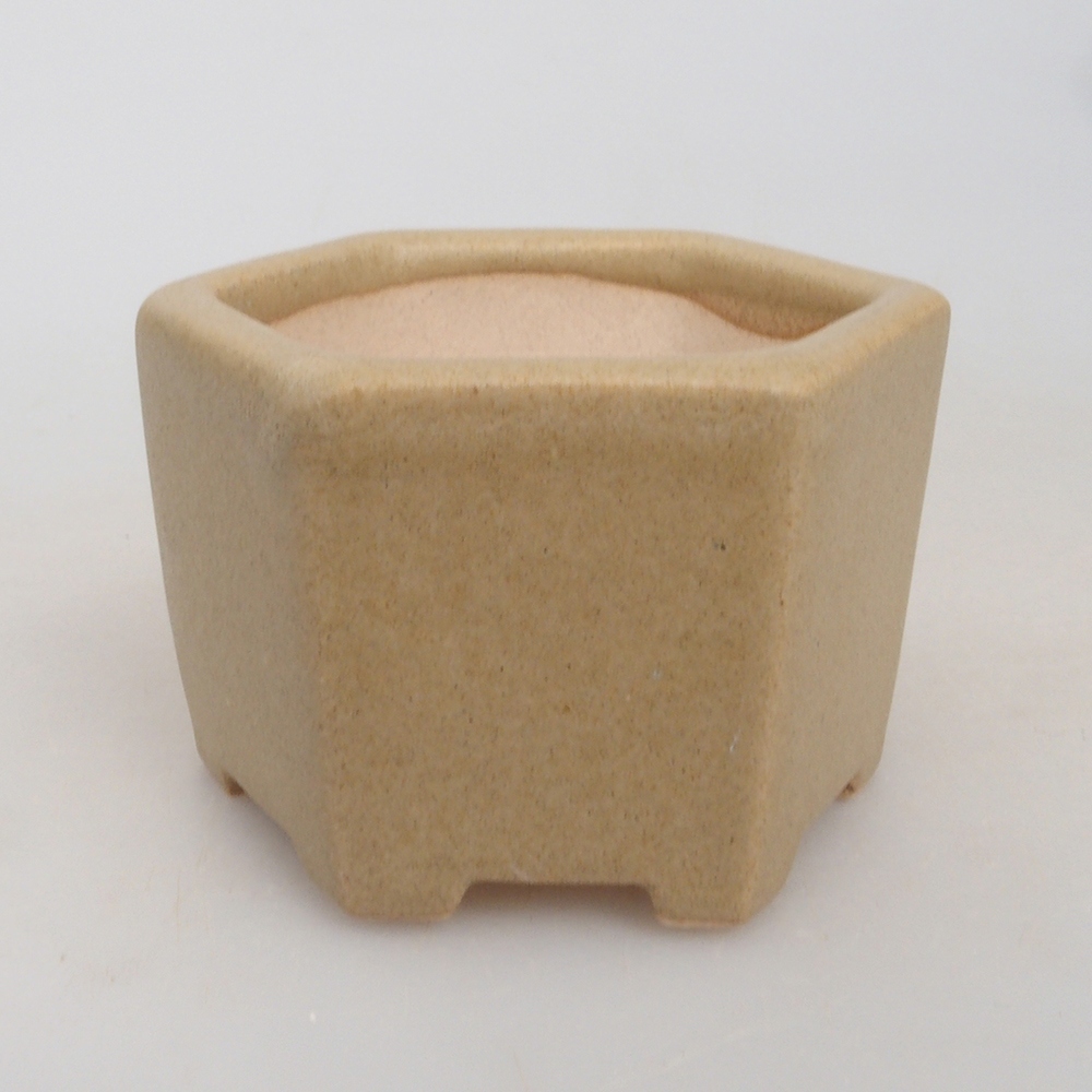Mini bonsai bowl 6,5 x 6 x 4 cm, color brown