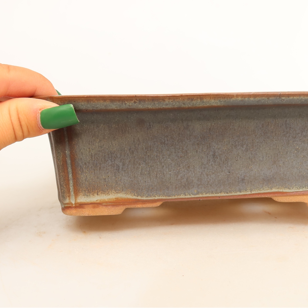 Ceramic Bowl, 20 x 15.5 x 5.5 cm, brown