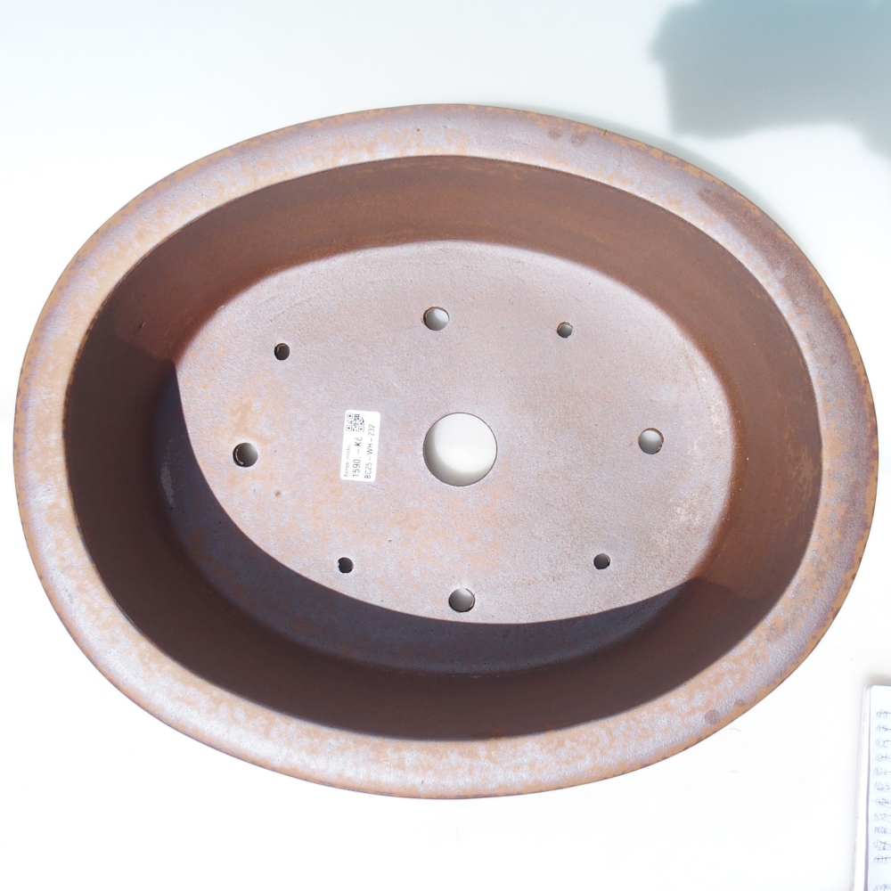 Bowl 41,5 x 33 x 13,5 cm brown - PERSONAL COLLECTION OR PALLET TRANSPORT ONLY