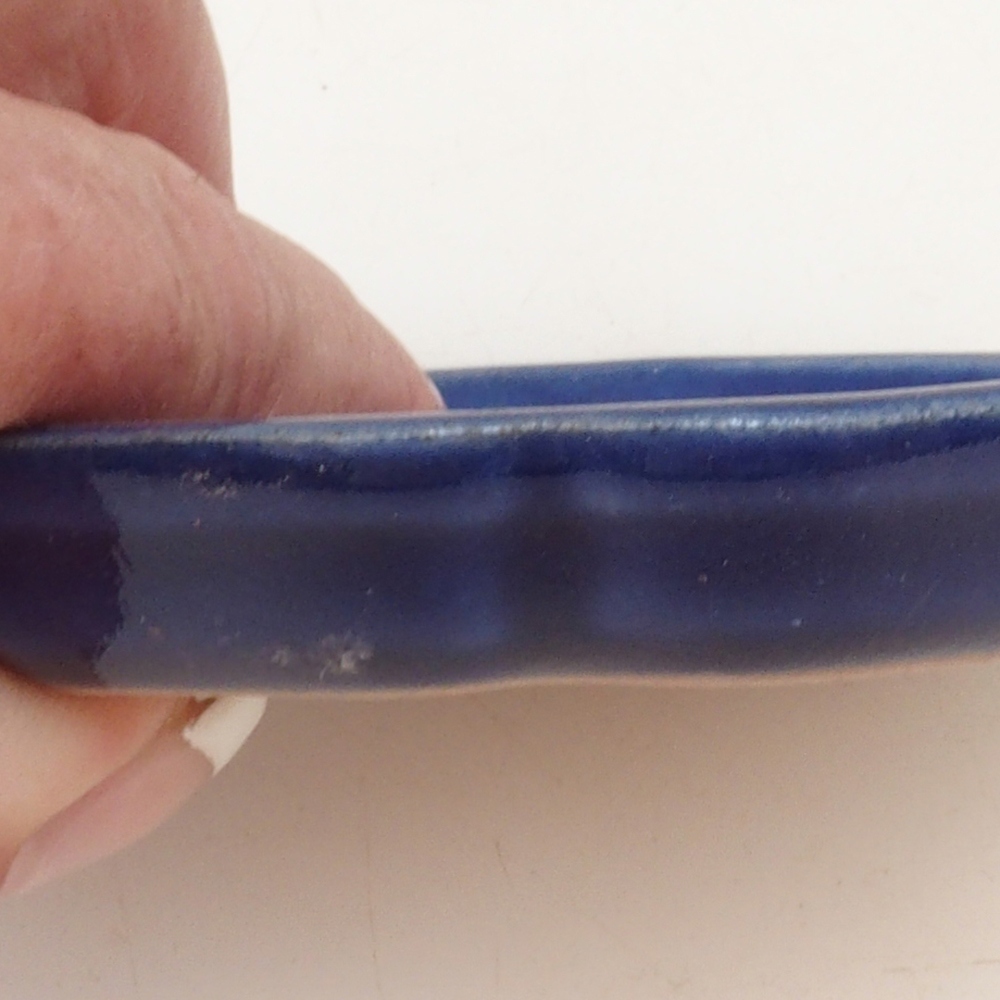 Ceramic bowl H95 - 8 x 8 x 1 cm - blue