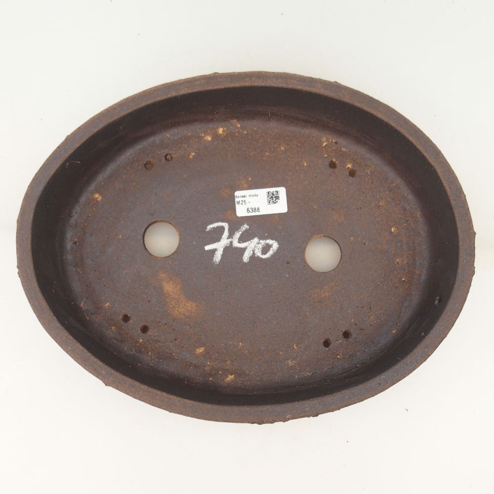 Bonsai bowl 32,5 x 25 x 7 cm , metal colour