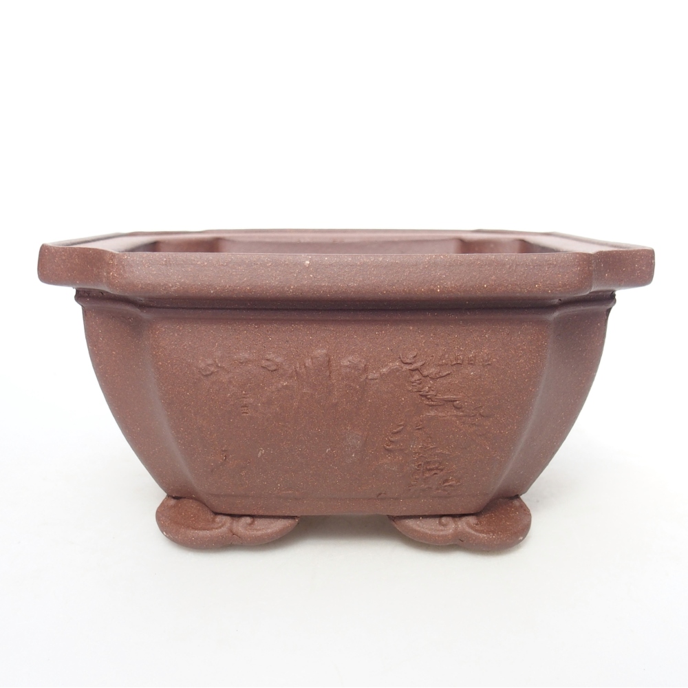 Bowl 14 x 14 x 7 cm brown