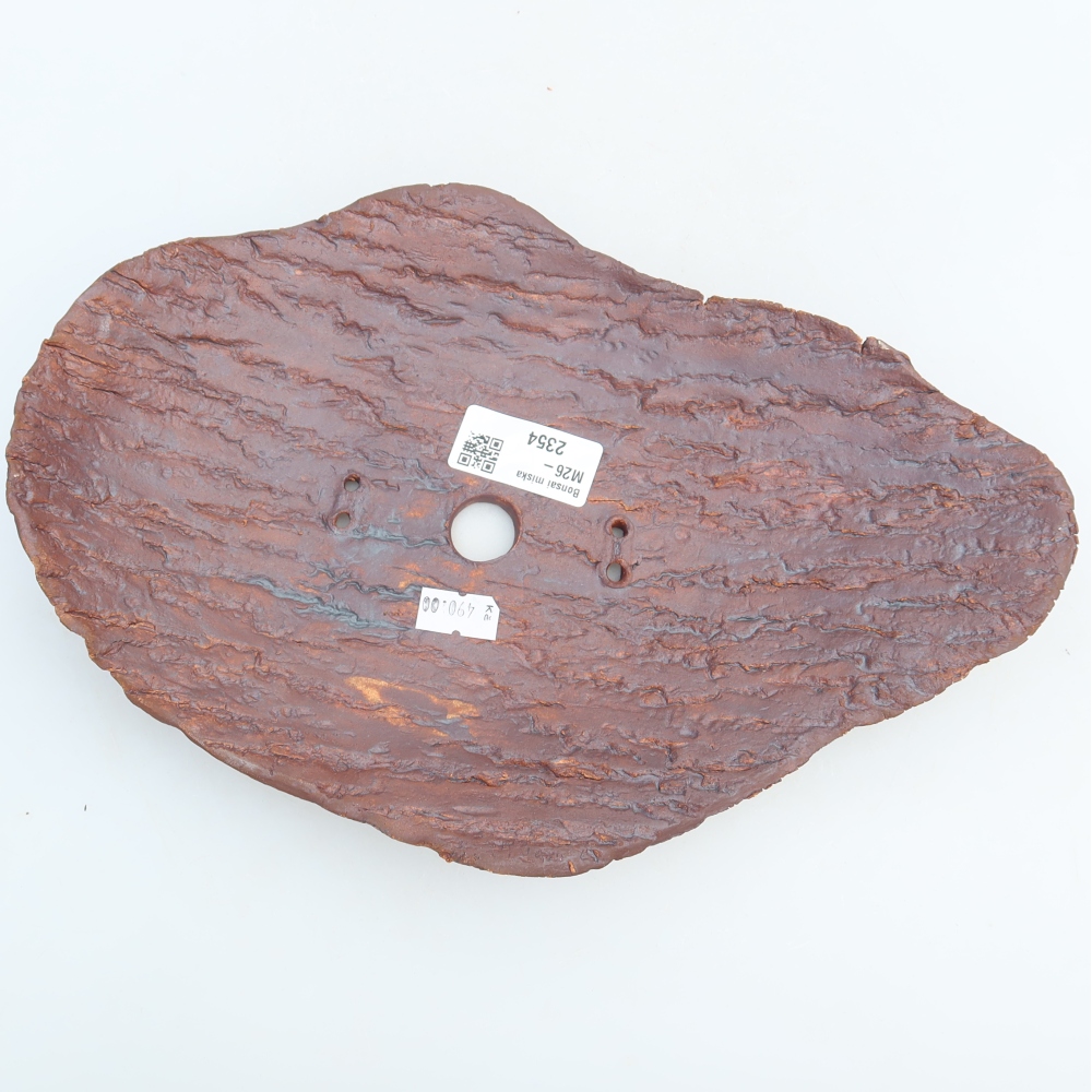 Ceramic Shell  27 x 18.5 x 5 cm, brown