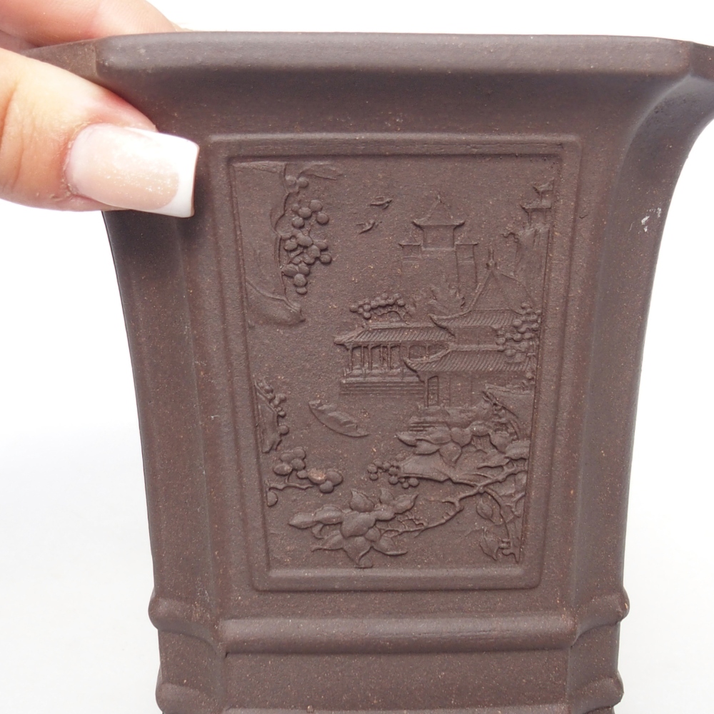 Bowl 12 x 12 x 11,5 cm brown