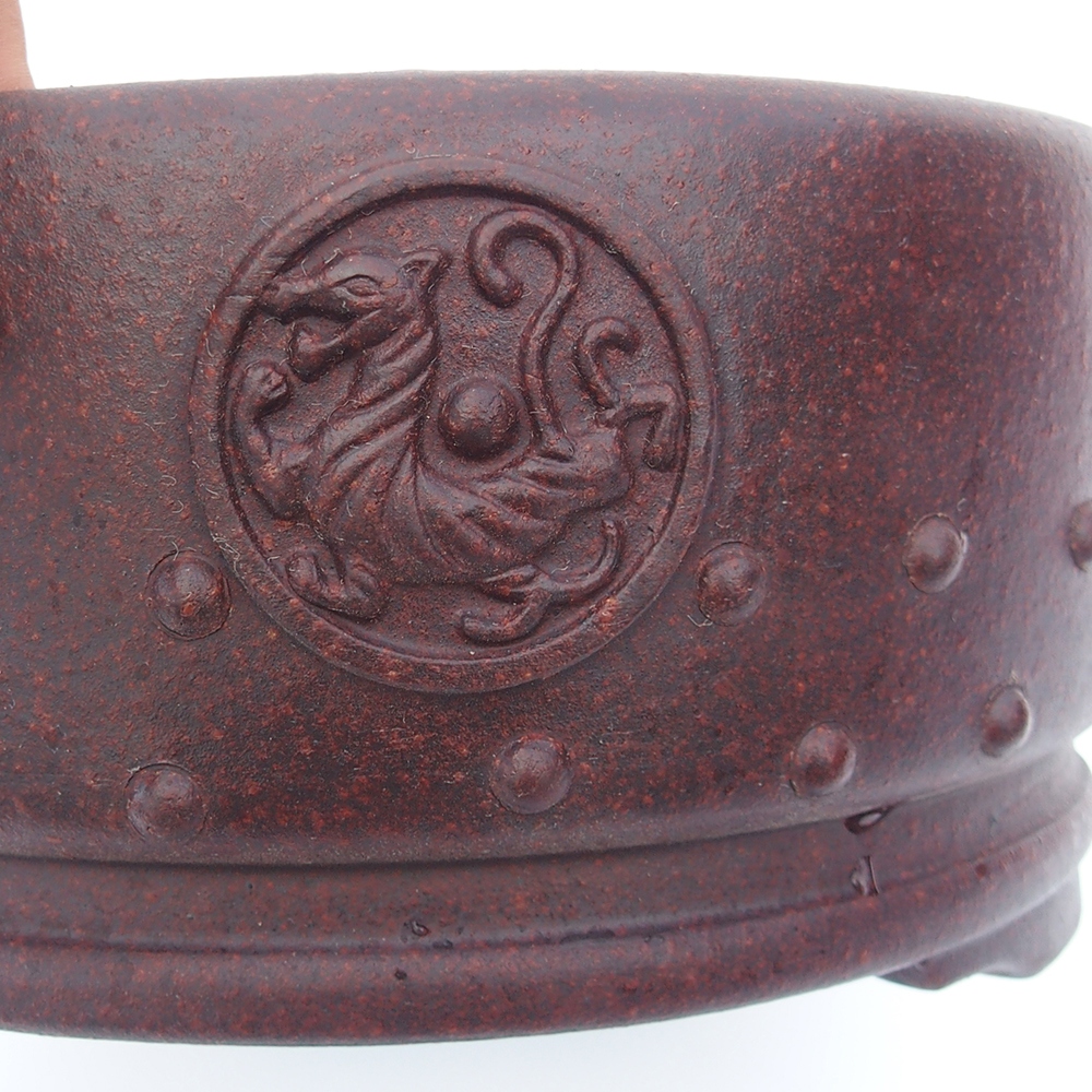 Bowl 25 x 25 x 11,5 cm brown-red