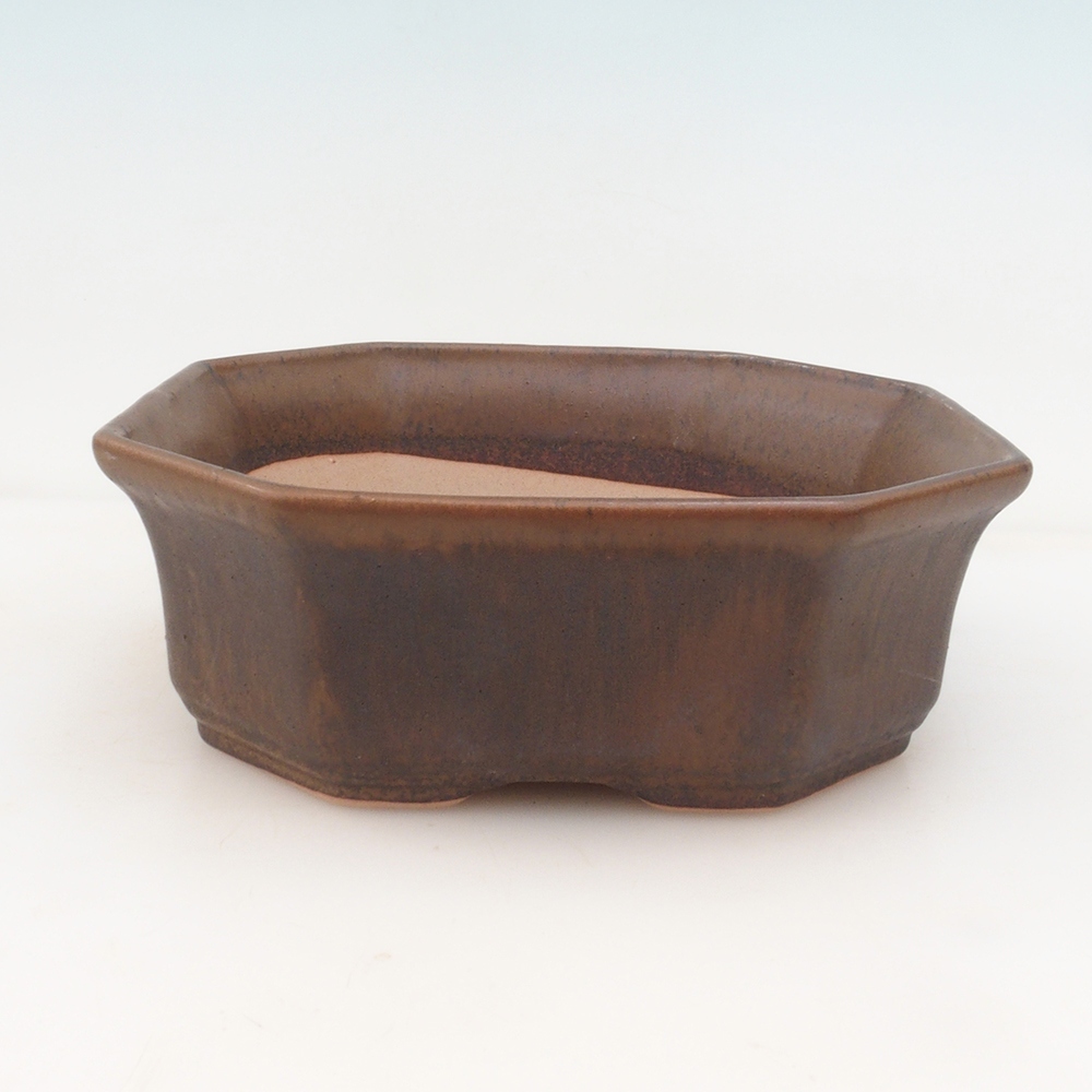 Bonsai bowl + bowl H14 - brown