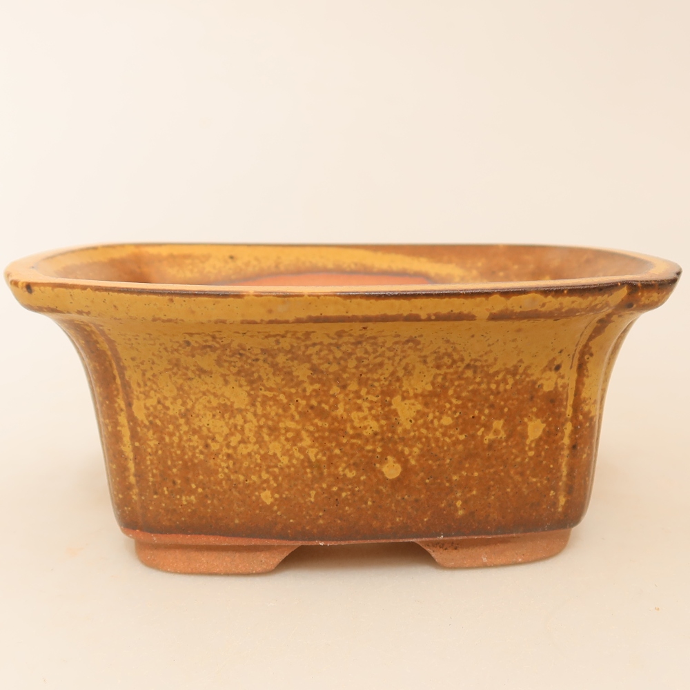 Ceramic Bowl  13 x 10.5 x 5.5 cm, yellow