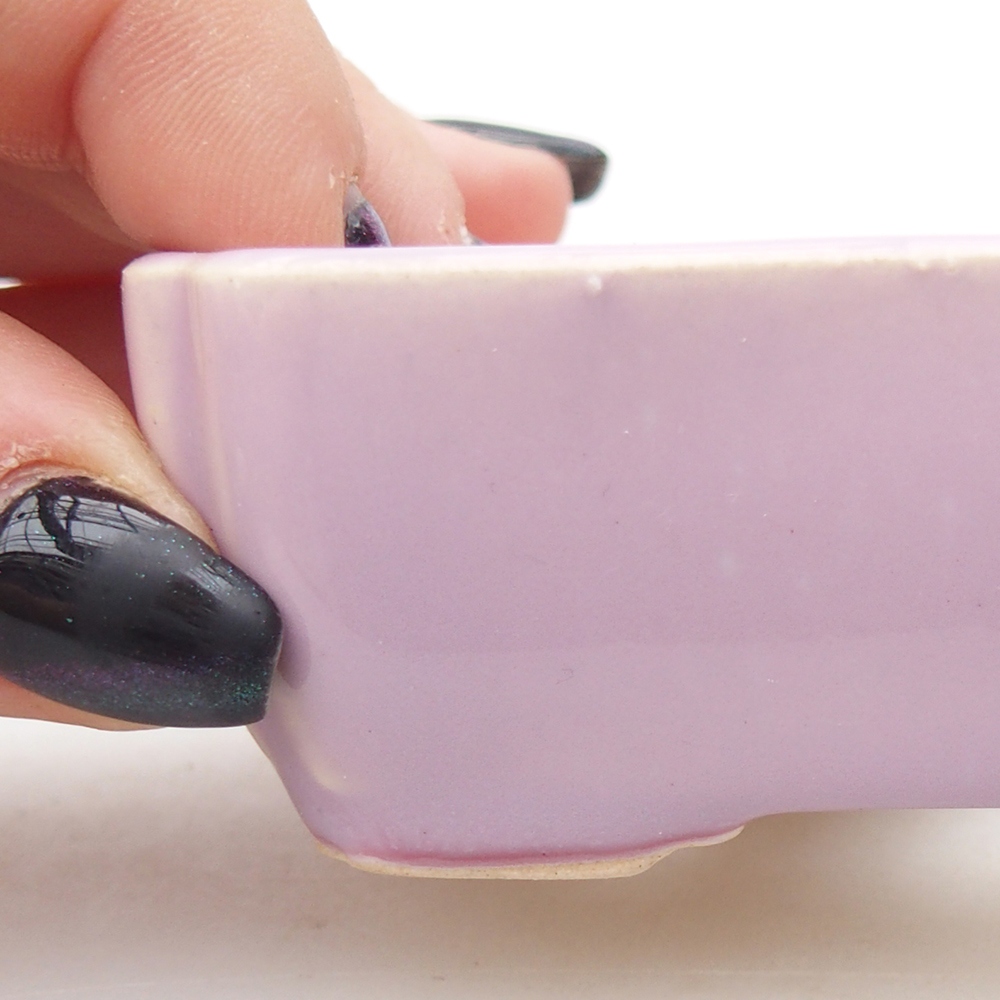 Mini bonsai bowl 8,5 x 7,5 x 3 cm, pink