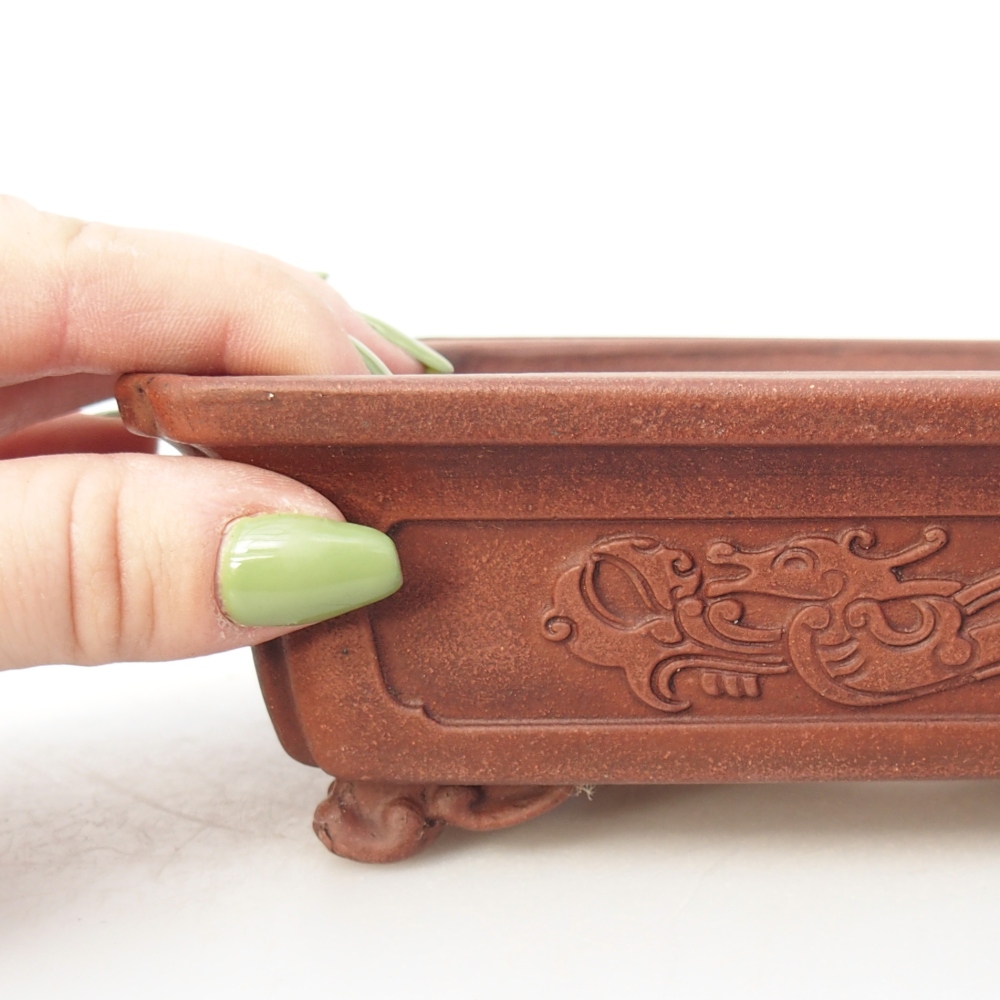 Bowl 17,5 x 13,5 x 5,5 cm brown