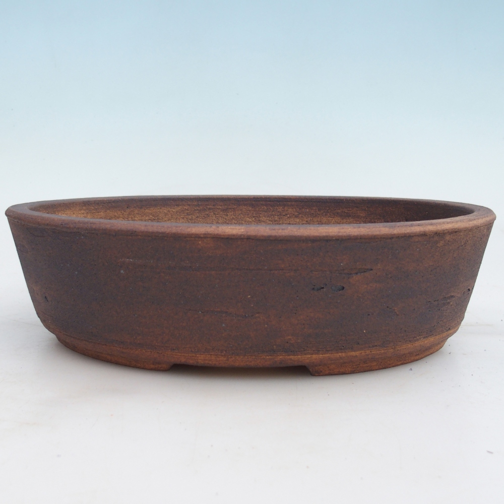 Bonsai bowl 27,5 x 21,5 x 7,5 cm , colour brown