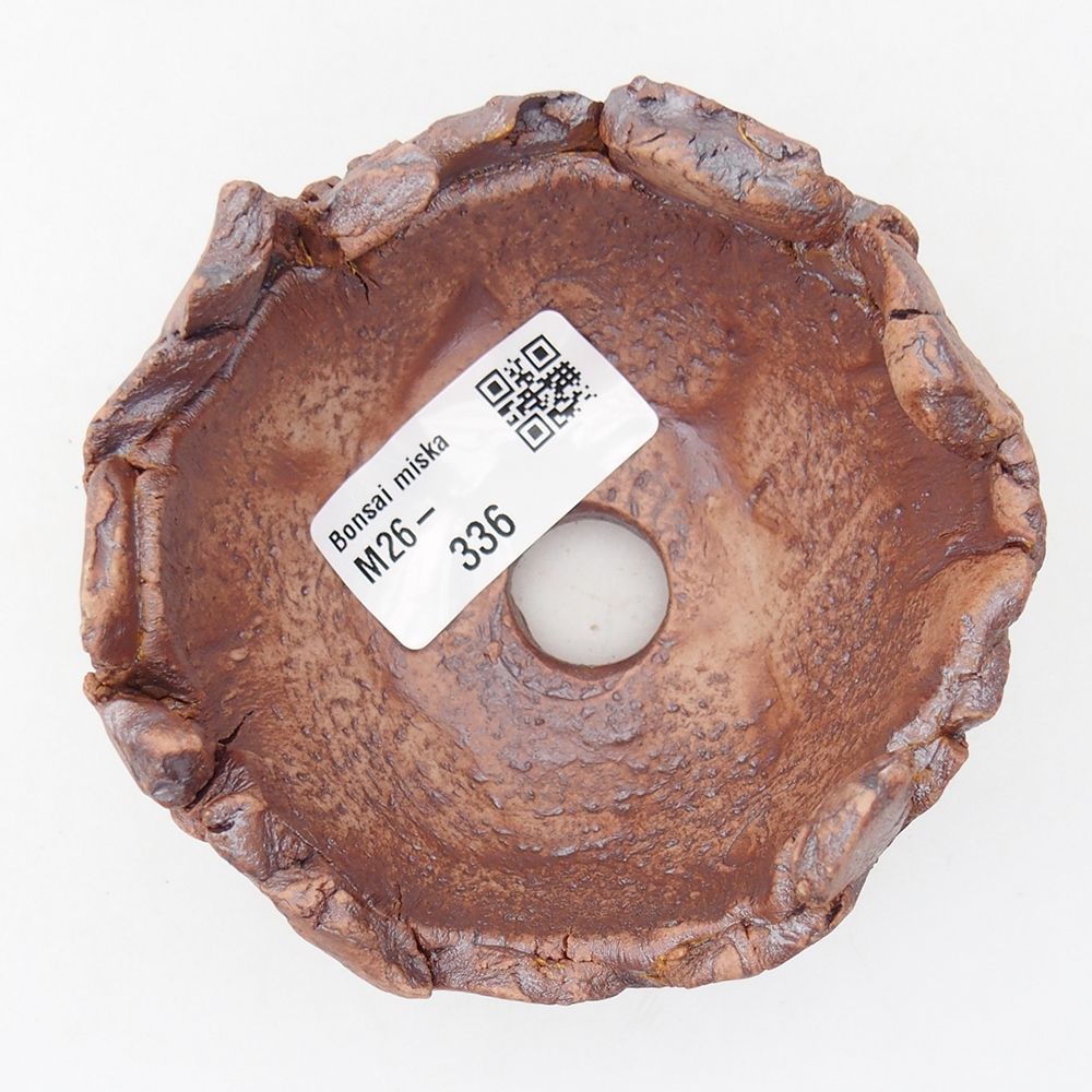 Ceramic Shell 9 x 9 x 5,5 cm , colour brown