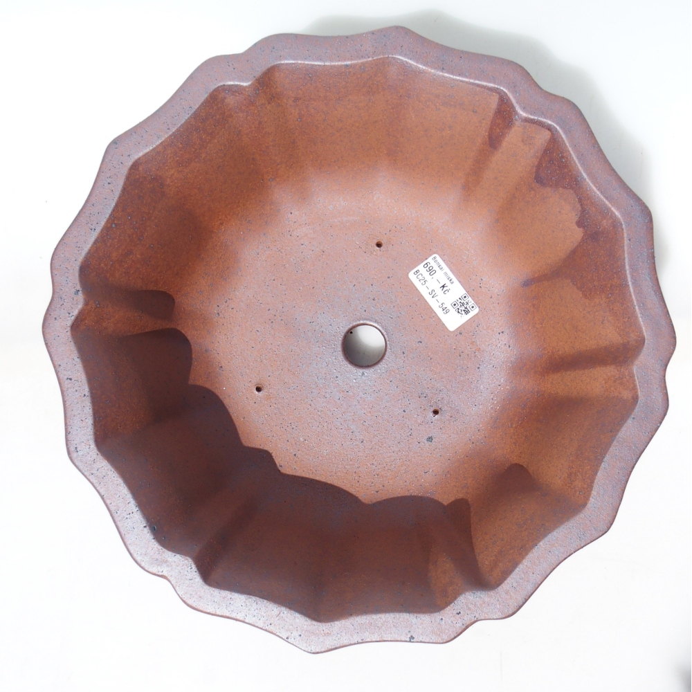 Bowl 30 x 30 x 11,5 cm brown