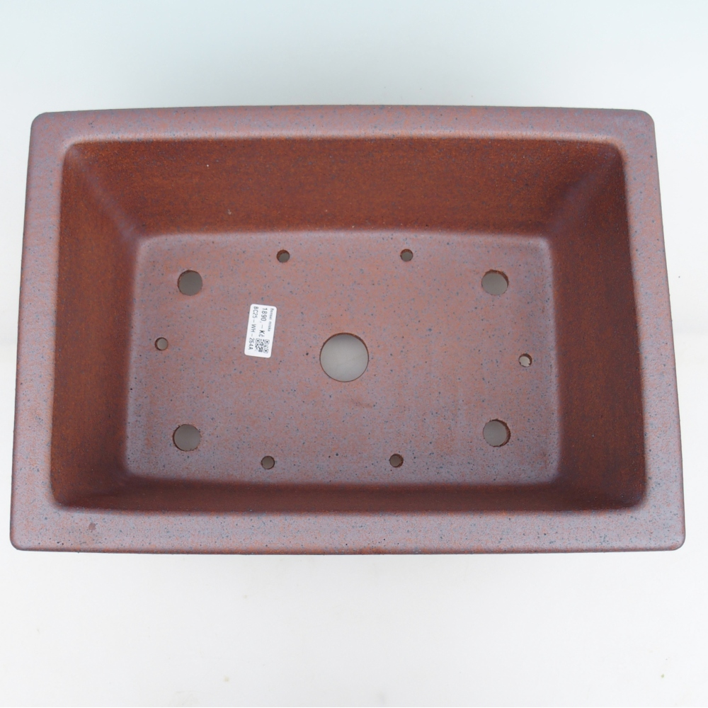 Ceramic bonsai bowl 41,5 x 29 x 17 cm , metal colour - PERSONAL COLLECTION ONLY or pallet transport