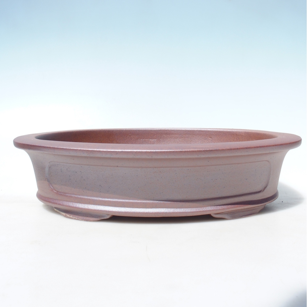 Bowl 38 x 28 x 8,5 cm brown - PERSONAL COLLECTION OR PALLET TRANSPORT ONLY
