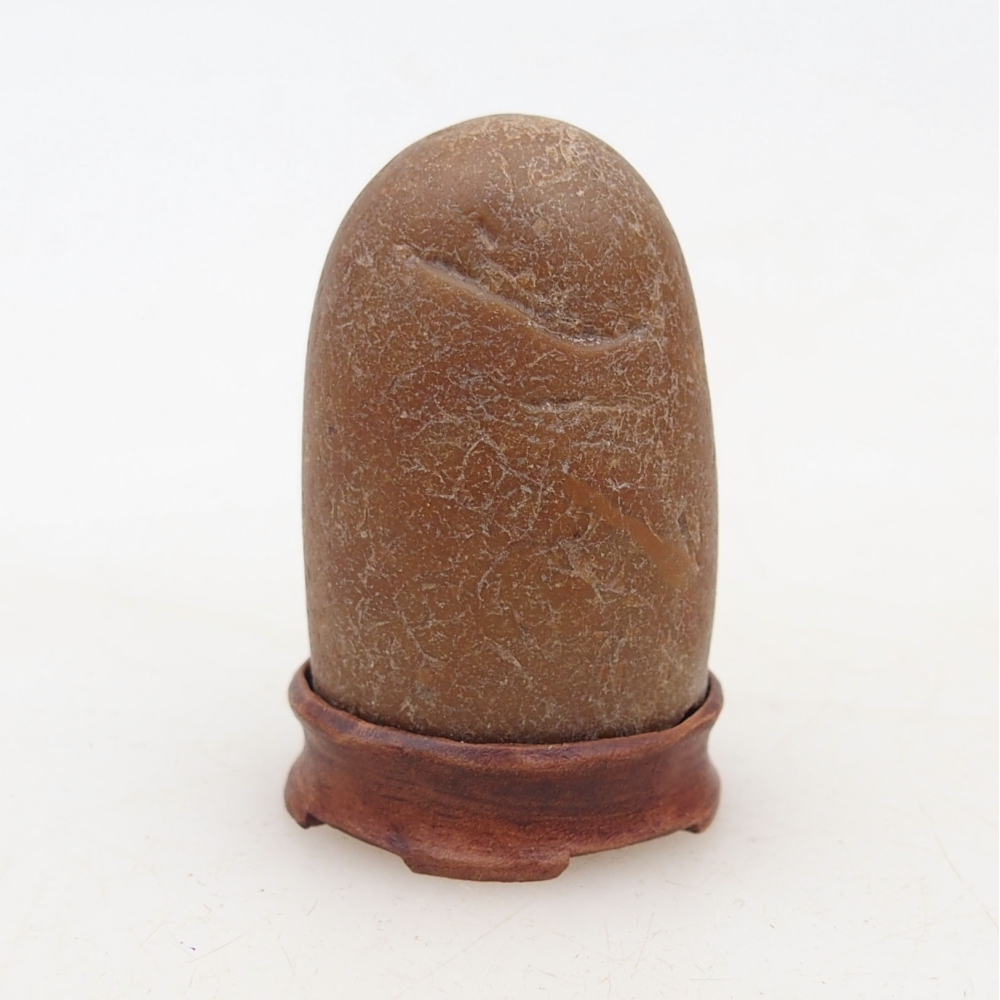 Suiseki - Stone with DAI (wooden pad)