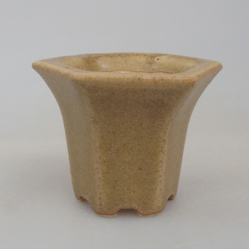 Mini bonsai bowl 4 x 3,5 x 3 cm, color brown