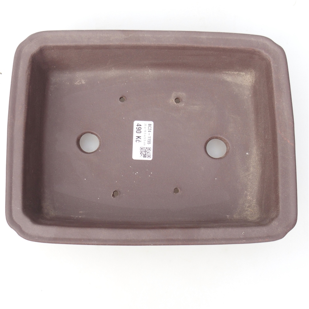 Bowl 25 x 19,5 x 6 cm brown