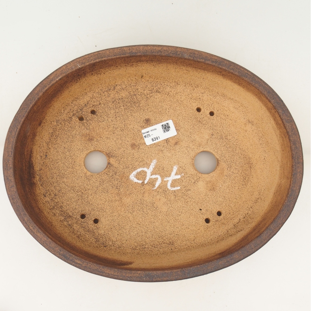 Bonsai bowl 33 x 26 x 8 cm , colour brown
