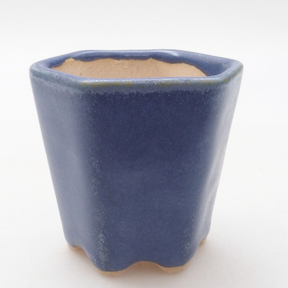 Mini bonsai bowl 5 x 5 x 5 cm, color blue