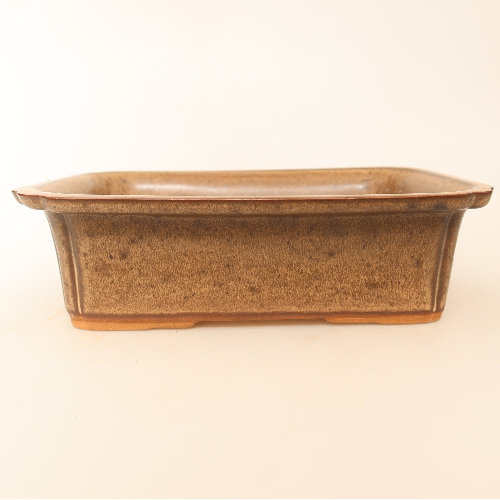 Ceramic Bowl, 20 x 15.5 x 5.5 cm, brown