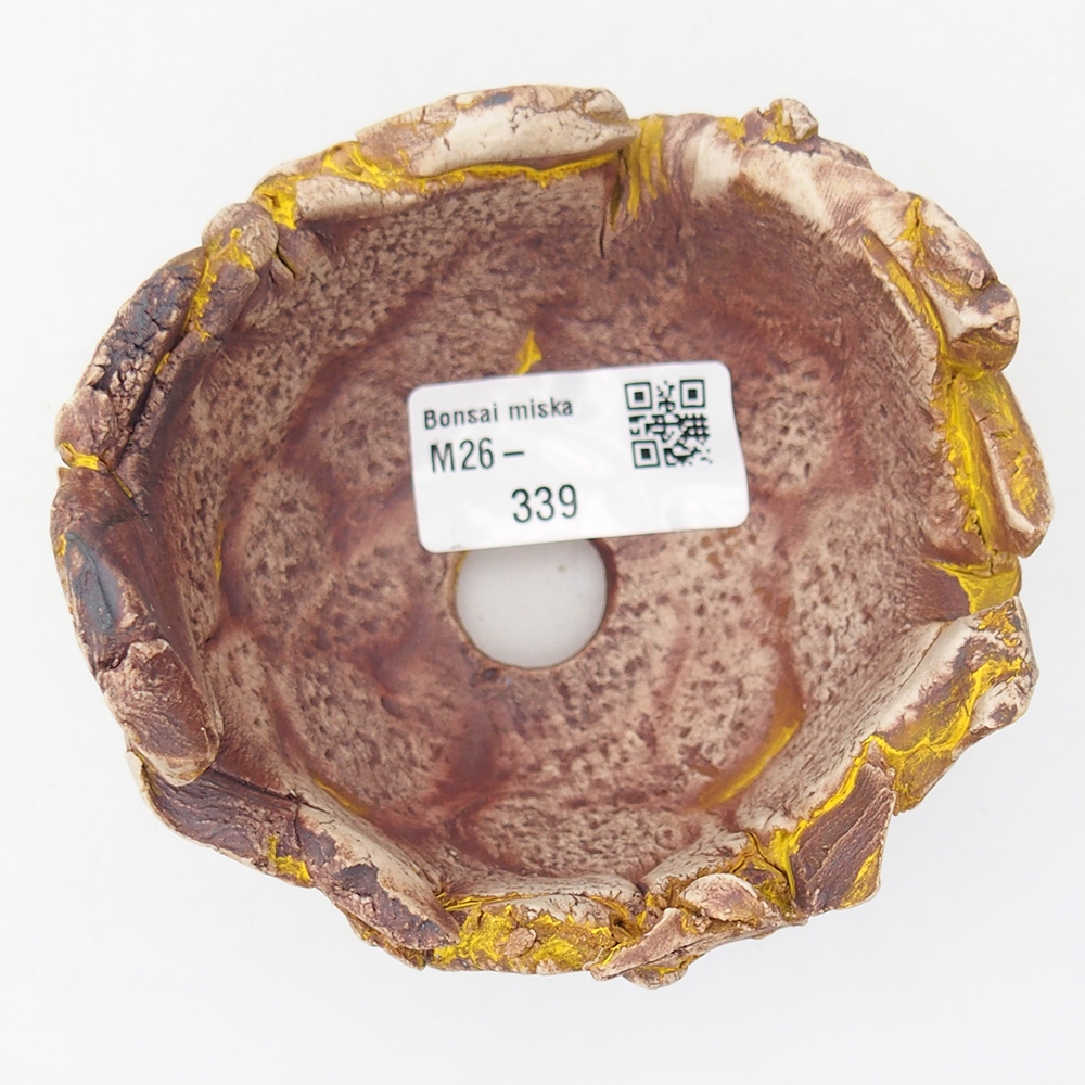 Ceramic Shell 9,5 x 9 x 7 cm , colour yellow