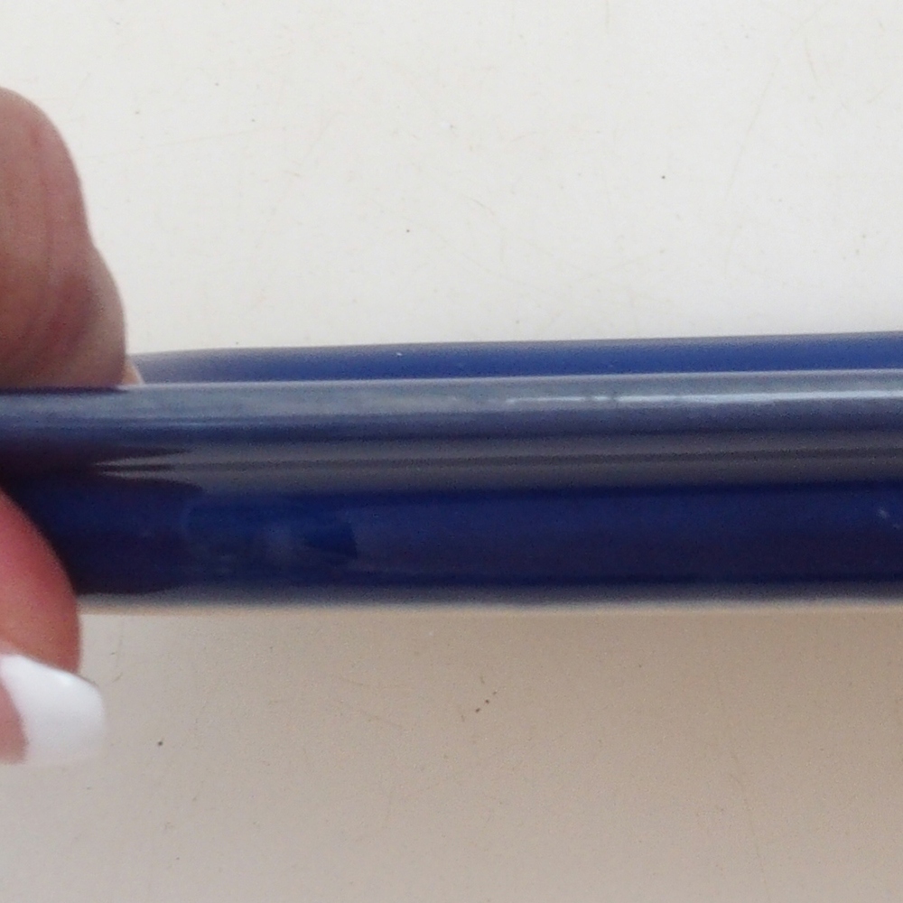 Ceramic bowl H02 - 17.5 x 12 x 1 cm - blue