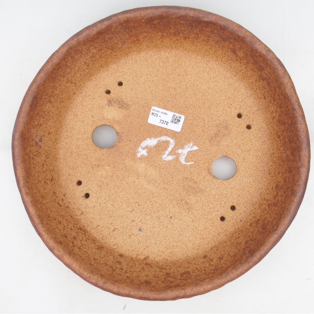 Bonsai bowl 31 x 31 x 7 cm , colour brown