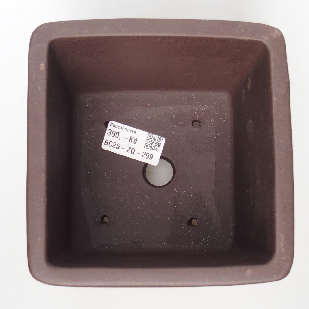 Bowl 14 x 14 x 12 cm brown