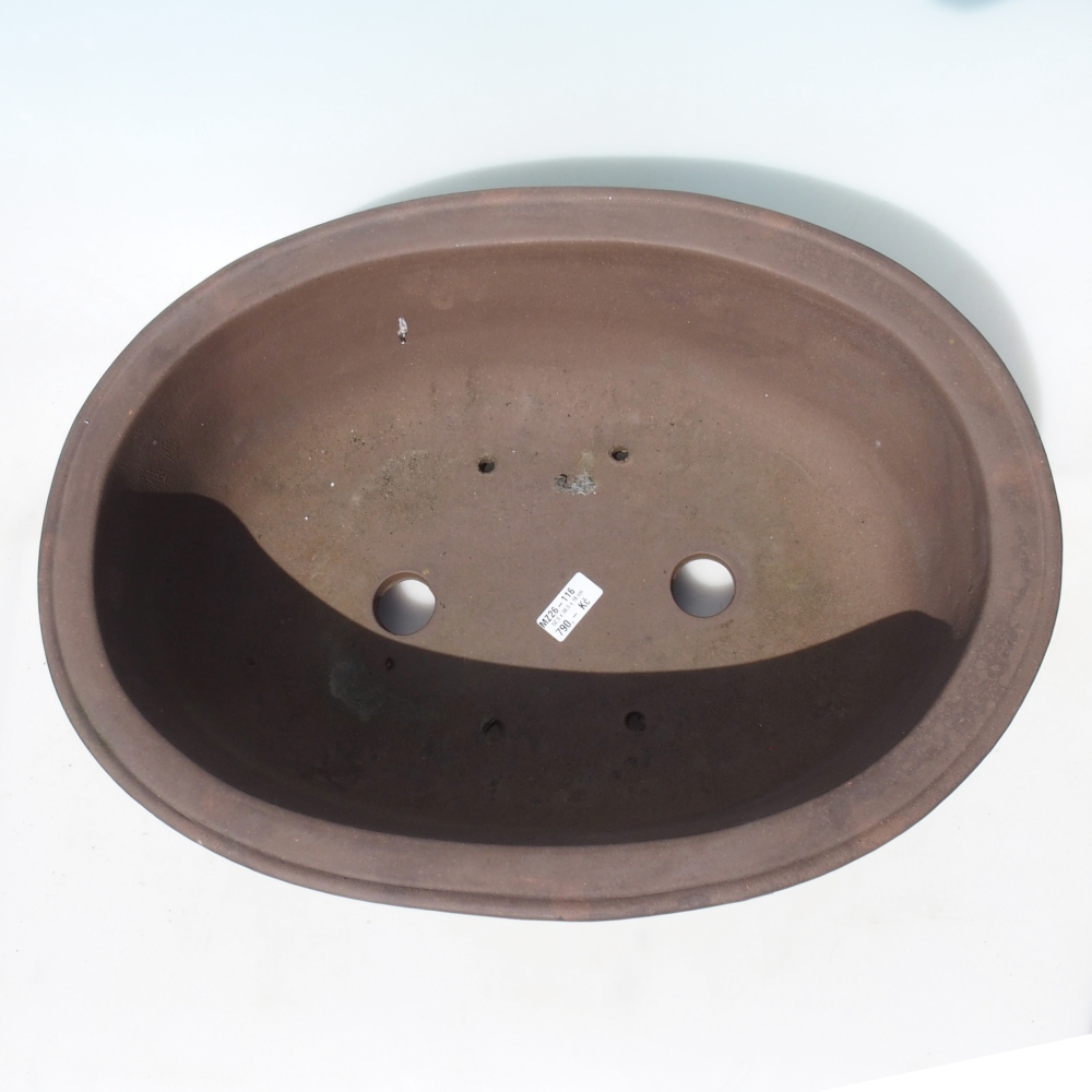 Bonsai bowl 52,5 x 38,5 x 18 cm - brown